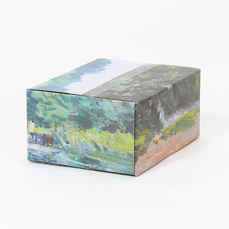 【宅配60サイズ】絵画ダンボール(シスレーのハンプトン教会とテムズ川)-3