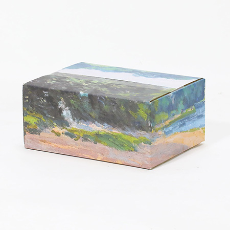 【宅配60サイズ】絵画ダンボール(シスレーのハンプトン教会とテムズ川)-4