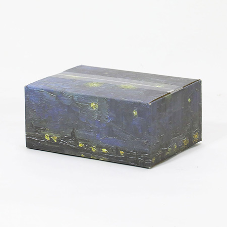 【宅配60サイズ】絵画ダンボール（ゴッホのローヌ川の星月夜）-2