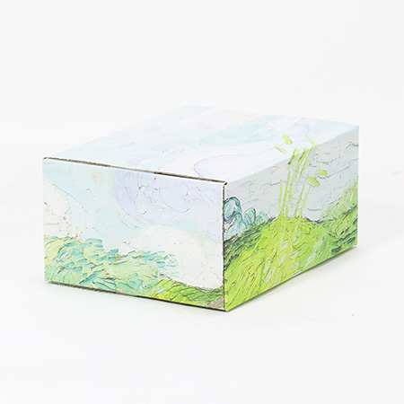 【宅配60サイズ】絵画ダンボール（ゴッホの緑の麦畑、オーヴェール）-3