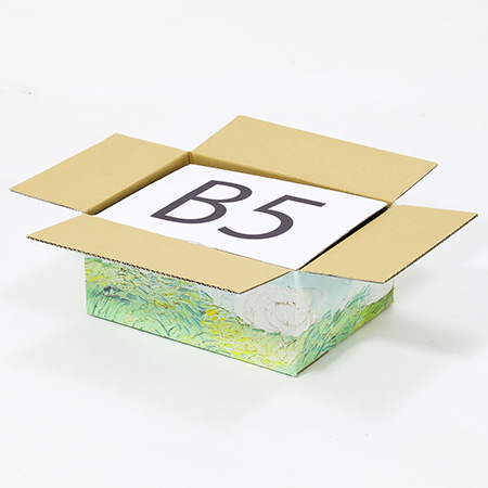 【宅配60サイズ】絵画ダンボール（ゴッホの緑の麦畑、オーヴェール）-6