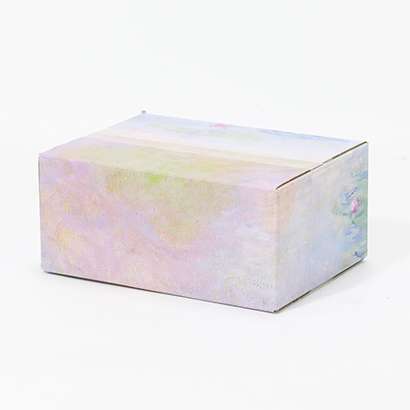 【宅配60サイズ】絵画ダンボール（モネの睡蓮-4）-4