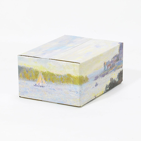 【宅配60サイズ】絵画ダンボール（モネのアルジャントゥイユのセーヌ川）-5