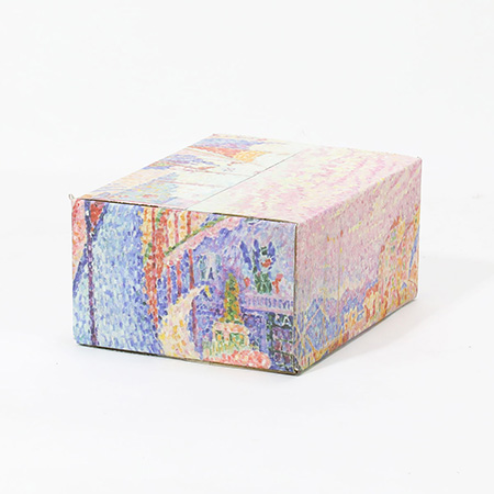 【宅配60サイズ】絵画ダンボール（シニャックのサン・トロペの港）-3