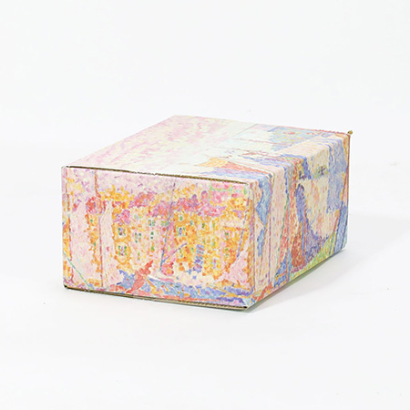 【宅配60サイズ】絵画ダンボール（シニャックのサン・トロペの港）-5