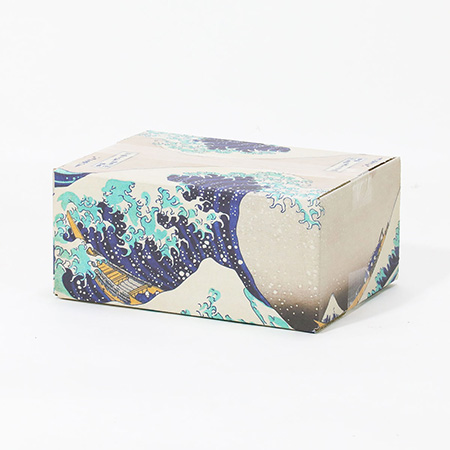 【宅配60サイズ】絵画ダンボール（北斎の冨嶽三十六景 神奈川沖浪裏）-2