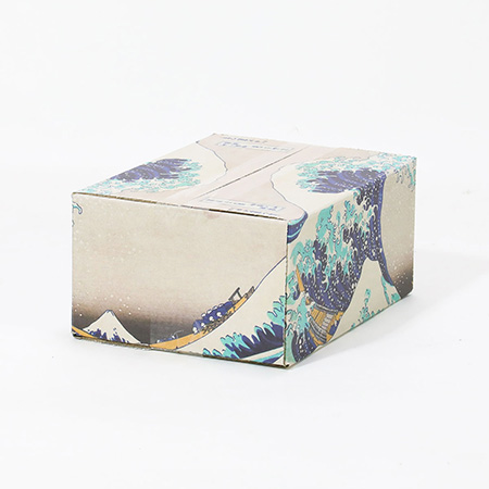 【宅配60サイズ】絵画ダンボール（北斎の冨嶽三十六景 神奈川沖浪裏）-3