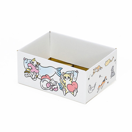 【宅配60サイズ】デザインダンボール（ねこまみれ）-4