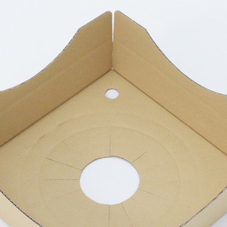 【MB-100(茶)】5～6寸鉢物用フラワーギフトボックス(鉢抑え付)-6