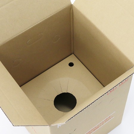 【MB-100(茶)】5～6寸鉢物用フラワーギフトボックス(鉢抑え付)-7