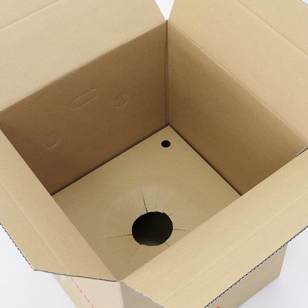 【MB-120(茶)】6～7寸鉢物用フラワーギフトボックス(鉢押え付)-7