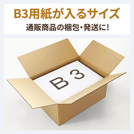 【宅配120サイズ】定番ダンボール箱(B3)まとめ買い-10