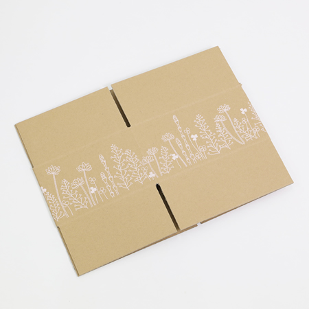 【宅配50サイズ】デザインダンボール箱（花さんぽ）まとめ買い-5