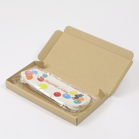 【定形外郵便/ネコポス最小サイズ】薄型ダンボール箱（茶）まとめ買い-4