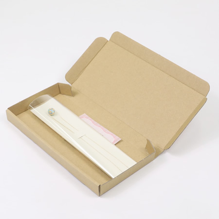 【定形外郵便/ネコポス最小サイズ】薄型ダンボール箱（茶）まとめ買い-5