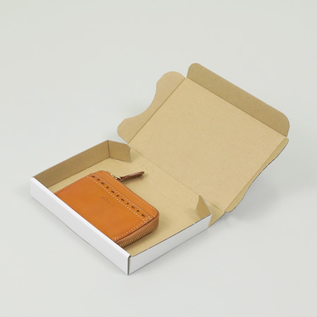 【定形外郵便/ハガキサイズ】小型ダンボール箱（白）まとめ買い-5