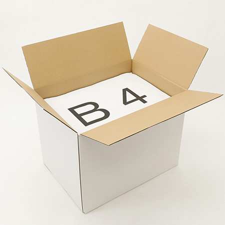 【宅配100サイズ】白ダンボール箱 B4サイズ対応 まとめ買い-2
