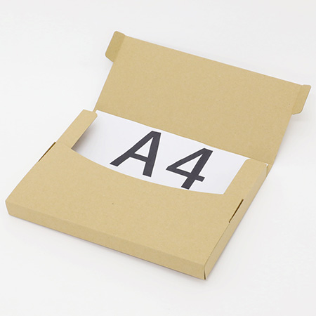【A4/厚さ3cm/両面茶】定番ダンボール箱（ネコポス新規格対応） まとめ買い-3