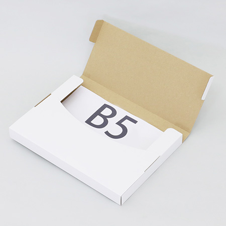 【B5/厚さ3cm/表面白】定番ダンボール箱（ネコポス新規格対応） まとめ買い-3