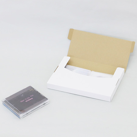 【B5/厚さ3cm/表面白】定番ダンボール箱（ネコポス新規格対応） まとめ買い-6