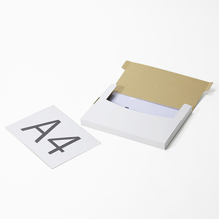 【A4/厚さ3cm/表面白】定番ダンボール箱（クリックポスト最大）まとめ買い-3
