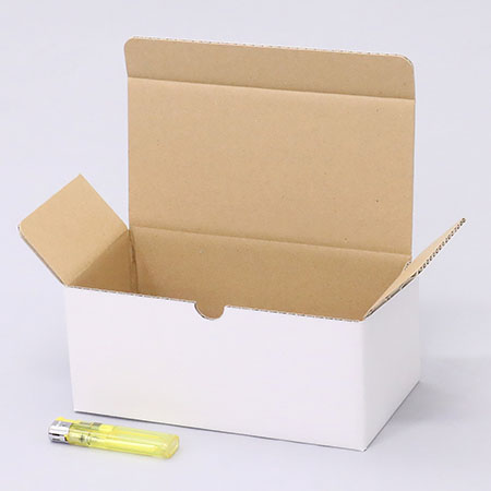 シェーバーケース梱包用ダンボール箱 | 196×100×80mmでB式底組タイプの箱