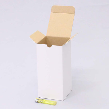 ペットボトルカバー梱包用ダンボール箱 | 98×98×215mmでB式底組タイプの箱