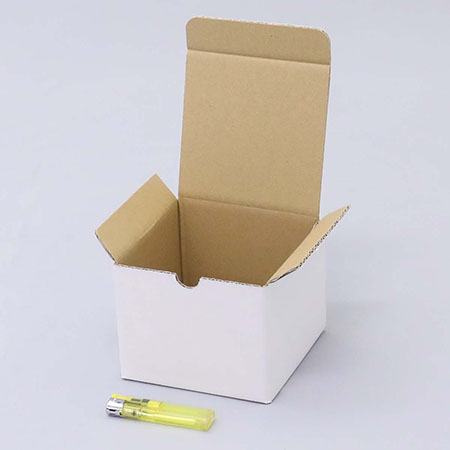 骨壺梱包用ダンボール箱 | 120×120×95mmでB式底組タイプの箱