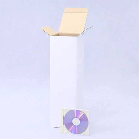 シリンダー(1000mL)梱包用ダンボール箱 | 130×130×450mmでB式底組タイプの箱