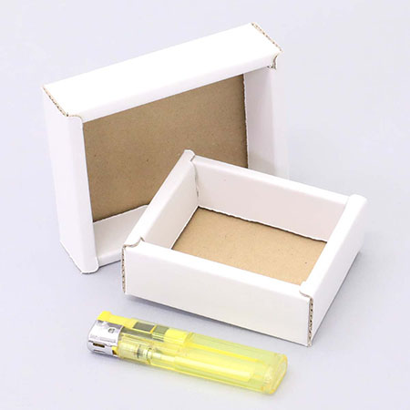 マネークリップ梱包用ダンボール箱 | 70×55×25mmでC式タイプの箱
