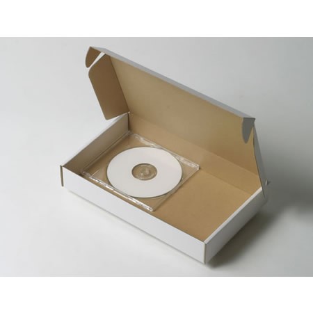 アイロンミトン梱包用ダンボール箱 | 264×162×42mmでN式額縁タイプの箱