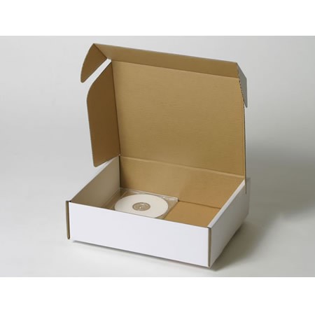 クッキー缶梱包用ダンボール箱 | 290×238×87mmでN式額縁タイプの箱
