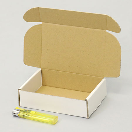 血糖計梱包用ダンボール箱 | 126×88×33mmでN式額縁タイプの箱