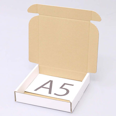 ダクトフランジ（5号150型）梱包用ダンボール箱 | 220×220×45mmでN式額縁タイプの箱