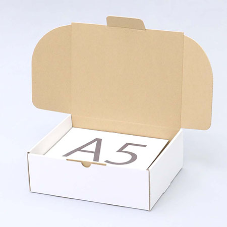 大鉢梱包用ダンボール箱 | 235×190×80mmでN式額縁タイプの箱