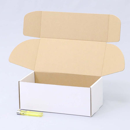 洗剤・スポンジラック梱包用ダンボール箱 | 229×113×90mmでN式額縁タイプの箱