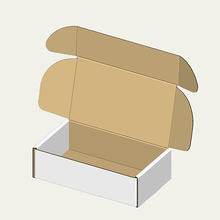 マイクミキサー梱包用ダンボール箱 | 140×80×40mmでN式額縁タイプの箱
