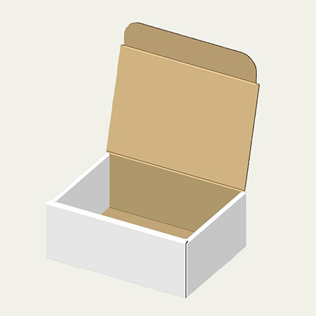 マスクストッカー梱包用ダンボール箱 | 249×180×100mmでN式3辺額縁タイプの箱