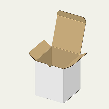 粉ミルク缶梱包用ダンボール箱 | 153×153×183mmでB式キャラメルタイプの箱