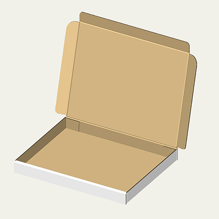 ドキュメントファイル梱包用ダンボール箱 | 320×250×30mmでN式簡易タイプの箱