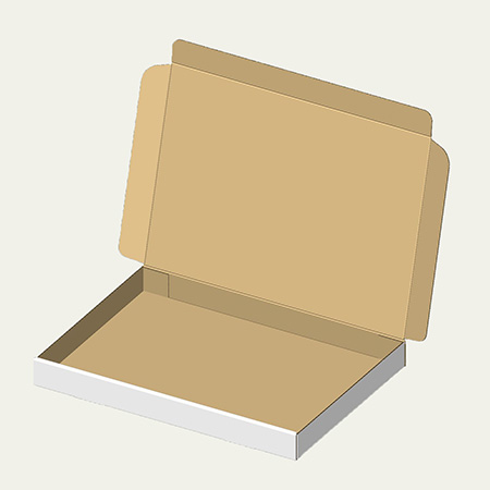 卓球ラケット梱包用ダンボール箱 | 300×213×28mmでN式簡易タイプの箱