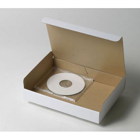 ポータブルDVDプレーヤー梱包用ダンボール箱 | 248×178×38mmでN式差込タイプの箱