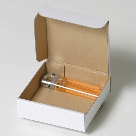 マカロニホース用継手梱包用ダンボール箱 | 80×84×25mmでN式差込タイプの箱