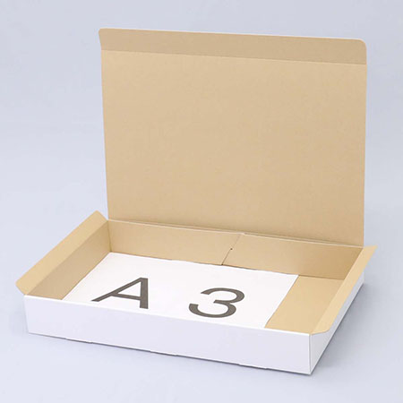 袋帯・名古屋帯梱包用ダンボール箱 | 550×350×75mmでN式差込タイプの箱