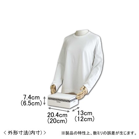 【宅配50サイズ】デザインダンボール箱（フレンチチェック柄）-2