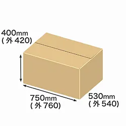 【宅配180サイズ】大型ダンボール箱 3辺合計172cm (B2対応)