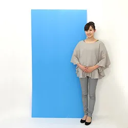 ブルー(3mm厚/500g)熱や水に強く手軽に加工可能なプラダンシート