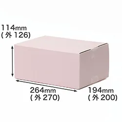 カラーダンボール（ピンク）｜宅配60サイズ・底面B5｜ギフトボックス