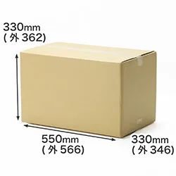 【宅配140サイズ】重量物用ダンボール箱 3辺128cm A3対応