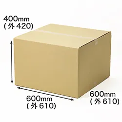 【宅配170サイズ】正方形 大型ダンボール箱 600×600×400